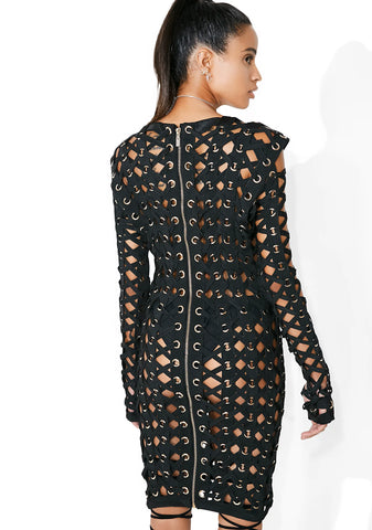 Valkyrie Caged Bodycon Dress