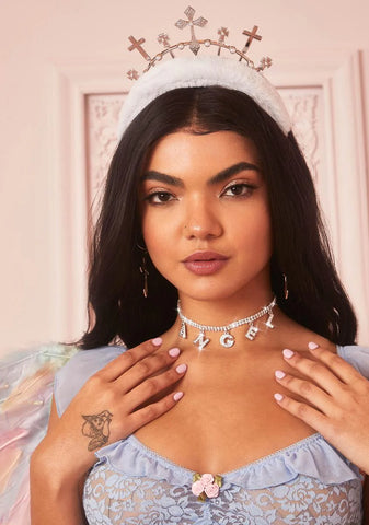 Fit For An Angel Rhinestone Necklace