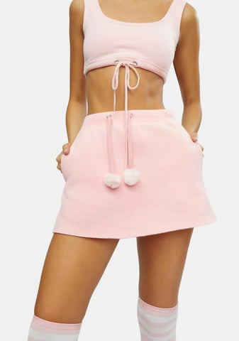 Abominable Creature Mini Skirt