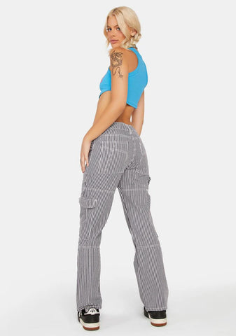 Stripe Out Cargo Pants