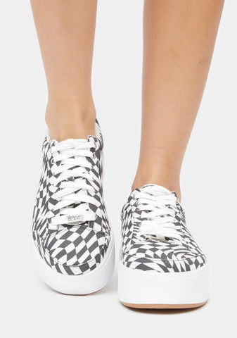 Warp Speed Checkered Sneakers