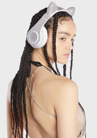 Billionaire Bling Cat Ear Headphones