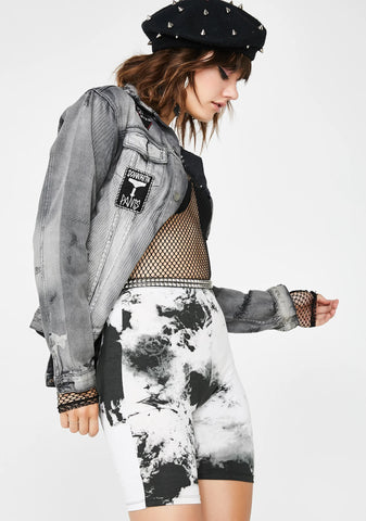 Tie Dye Cycle Shorts