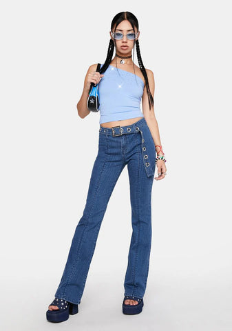 Slot Machine Queen Rhinestone Top