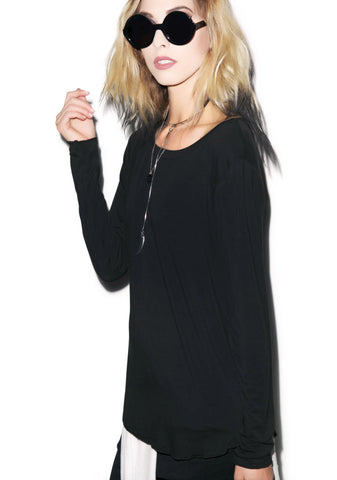 Long Lazy Tee - White