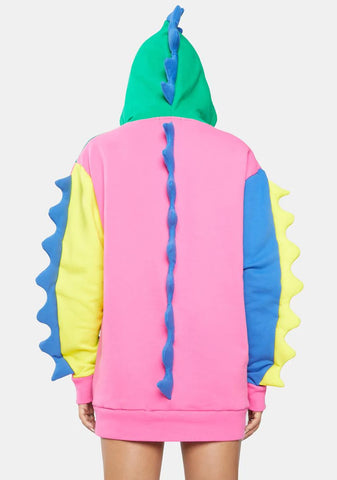 Dino Mighty Colorblock Hoodie