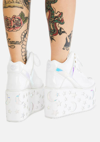 Qozmo Moon Star Platform Sneakers