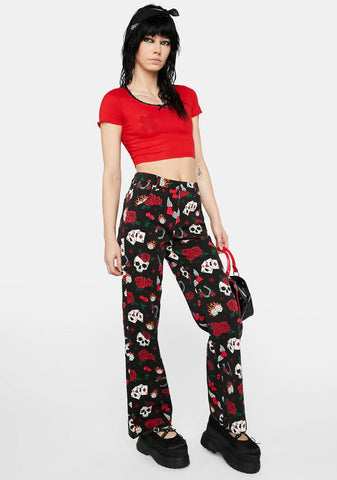 Up The Ante Printed Pants