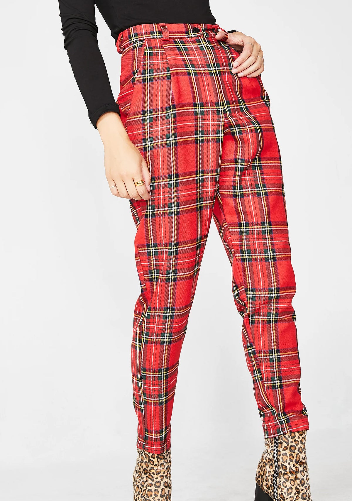 Plaid Aubrey Classic Trousers