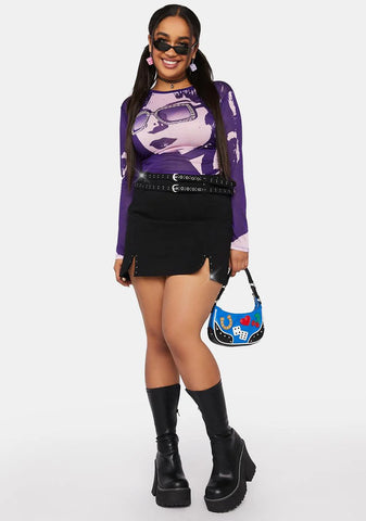 Plus Break The Bank Mini Skort