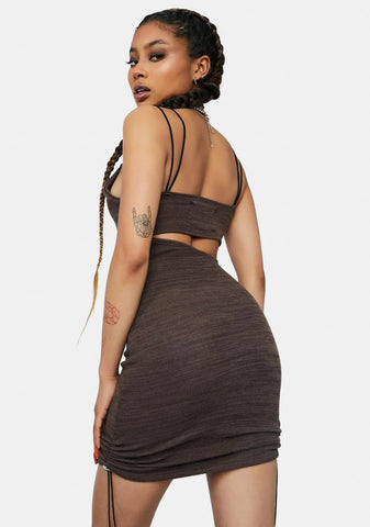 Choco Vanilla Mini Dress