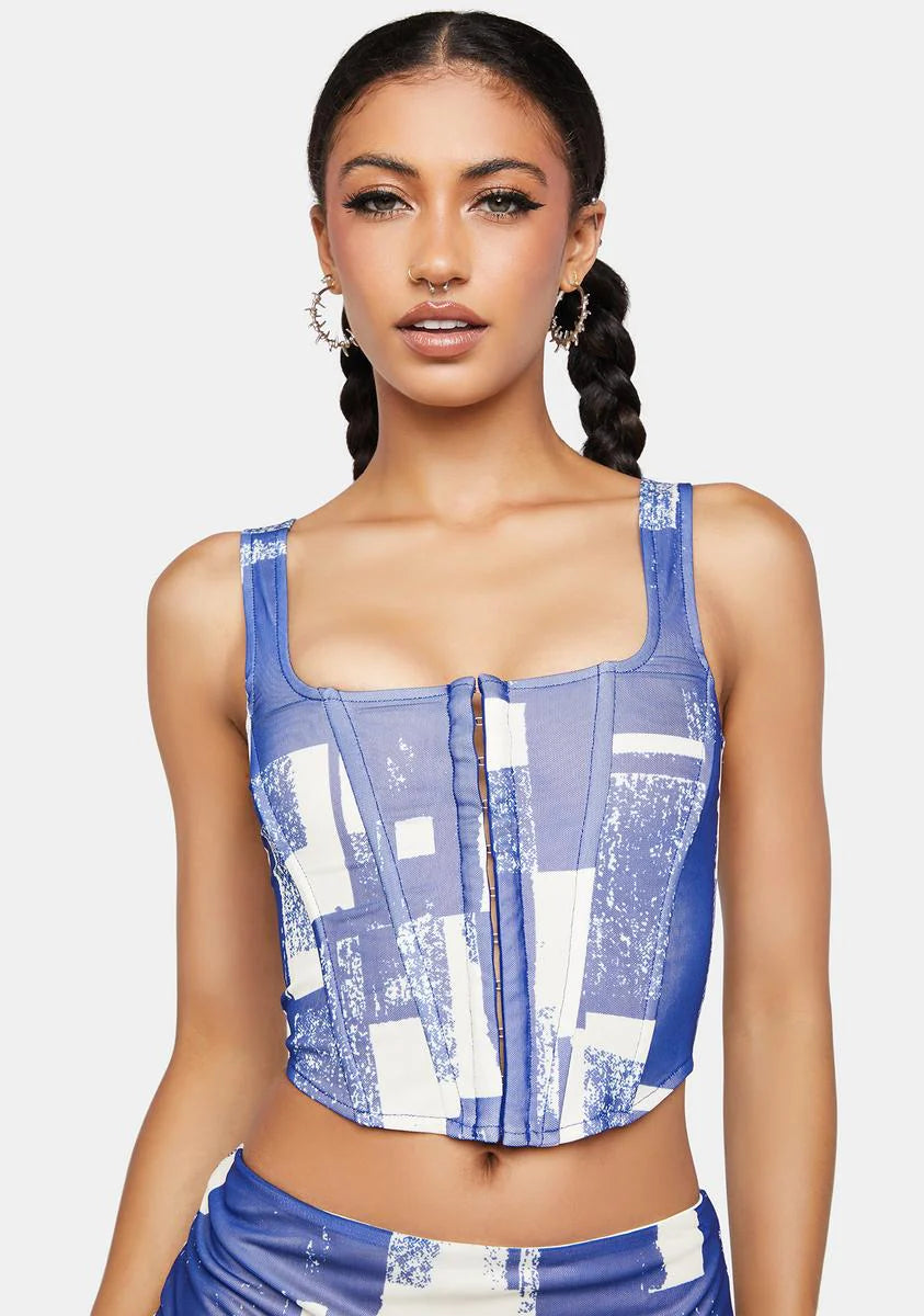 Blank Spaces Corset Top