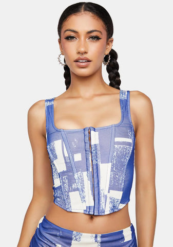 Blank Spaces Corset Top