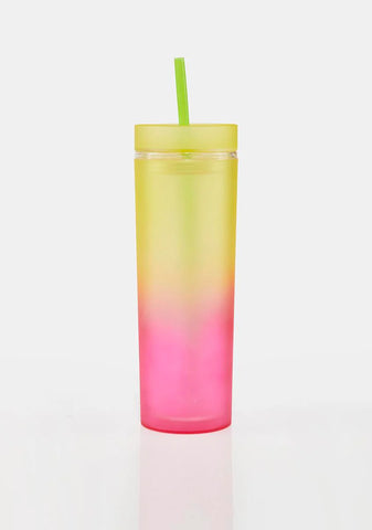 Bottoms Up Sunset Water Bottle