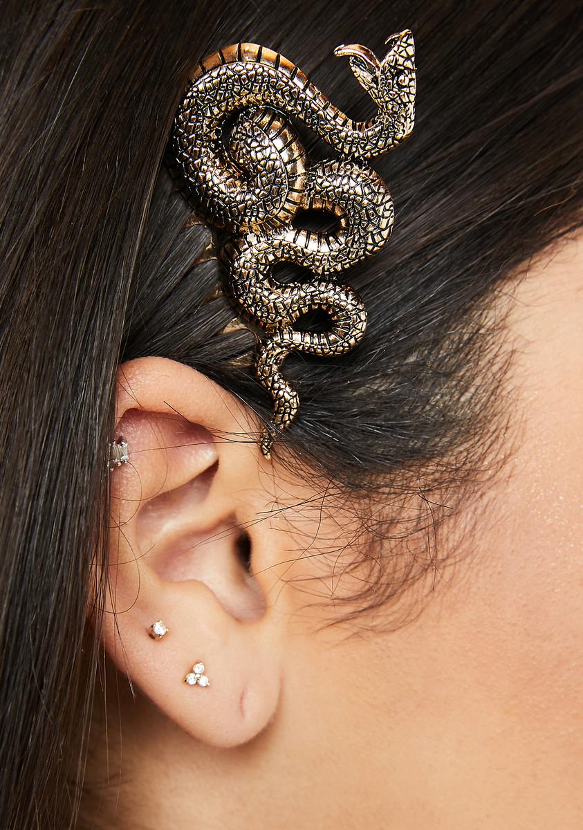 Won Me Over Snake Hair Comb