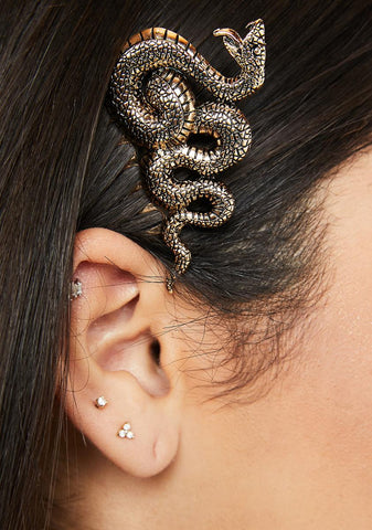 Won Me Over Snake Hair Comb