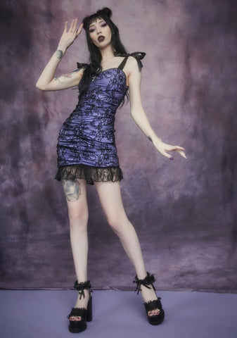 Unholy Night Lace Mini Dress