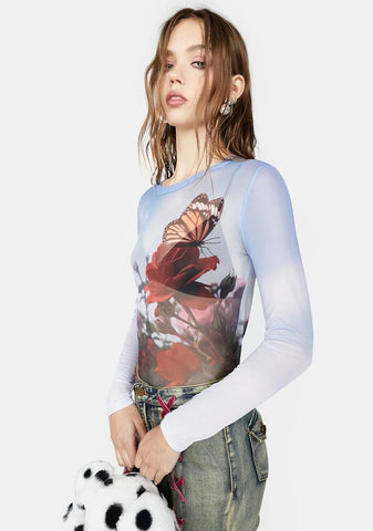 One Of The Flyest Mesh Top