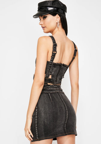 Atomic Crusher Denim Skirt