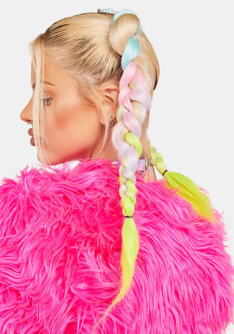 Multicolor Glow In The Dark Braid