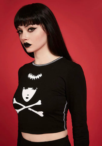 Stay Distant Long Sleeve Top