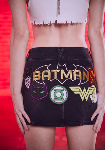 Ultimate Fan Denim Mini Skirt