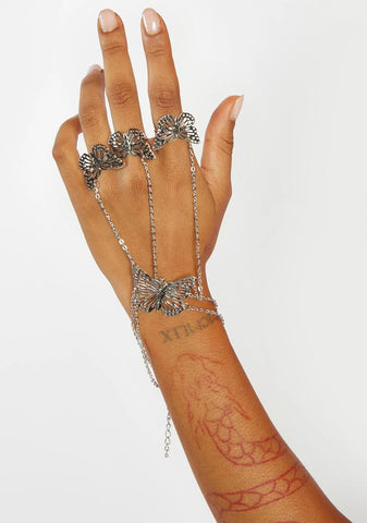 Butterfly Charmer Ringed Bracelet