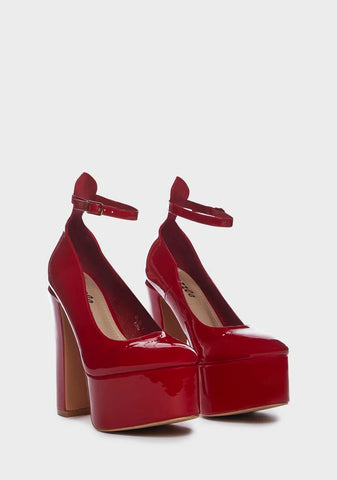 Ruby Glad To Be Back Patent Heels