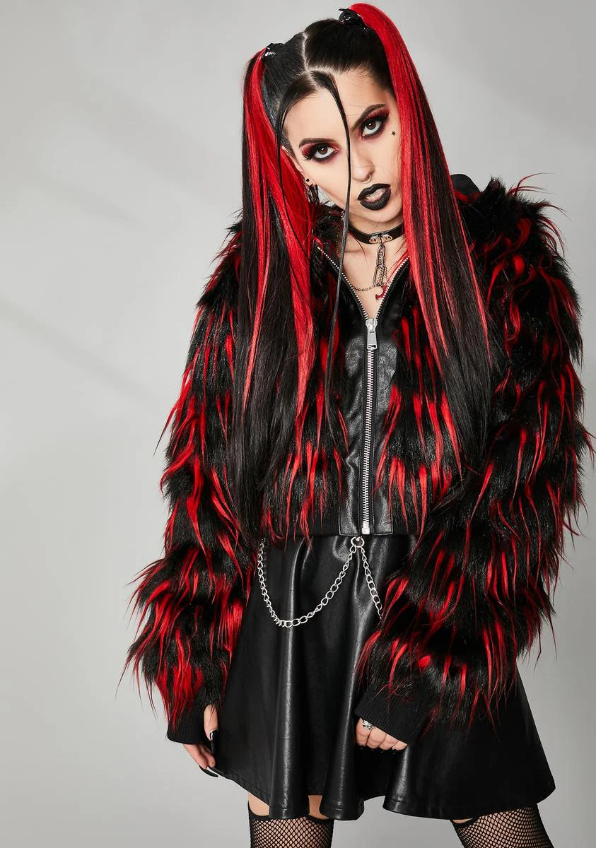 Can't Tame Me Faux Fur Jacket