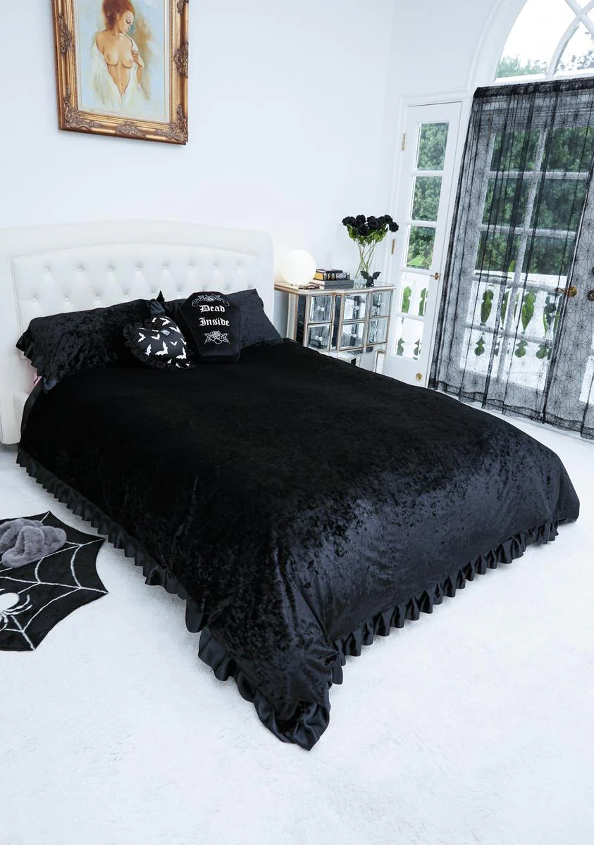 Sinister Snooze Velvet Duvet Cover