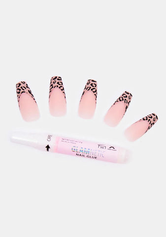 Spotted Press On Nails