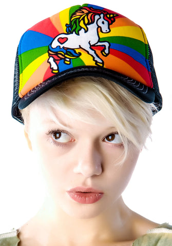Unicorn Freakout Mesh Cap