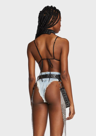 Cavern Crazy Chain Fringe Belt