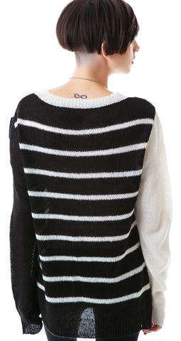 Spider Web Long Sleeve Knit