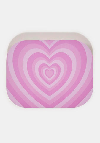 Hearts Rolling Tray