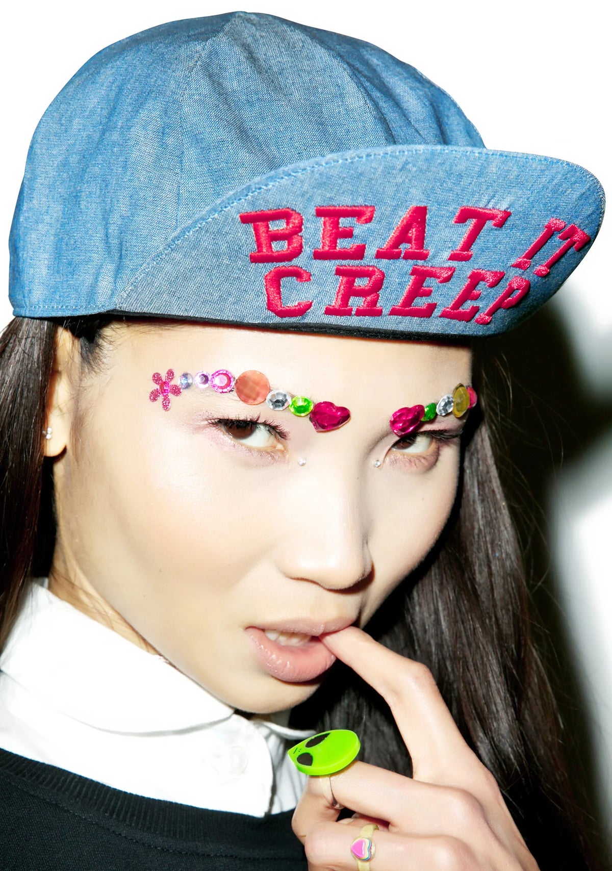 Beat It Creep Messenger Hat
