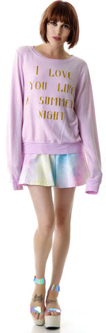 Love You Like Summer Baggy Beach Jumper