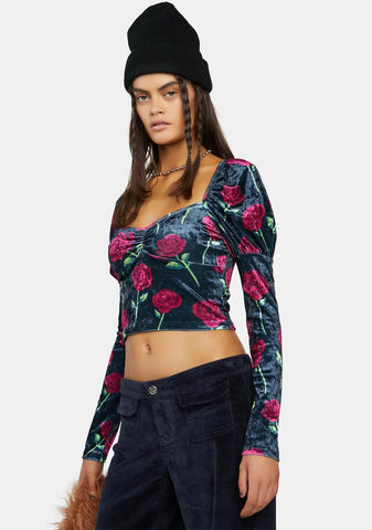 Bouquet Of Thorns Long Sleeve Top