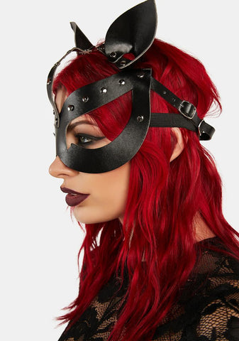 Catty On Camera Vegan Leather Mask