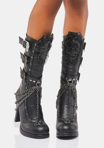 Crypto-67 Heeled Boots