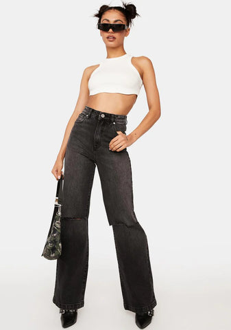 Cindy Rip 94 High & Wide Jeans