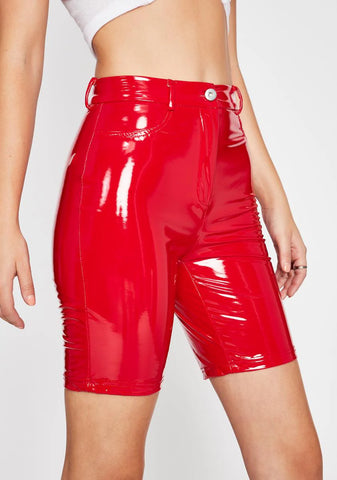 Hot Rowdy Kinks Vinyl Shorts