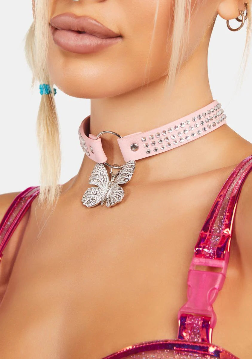 Fairytale Sparkle Butterfly Choker
