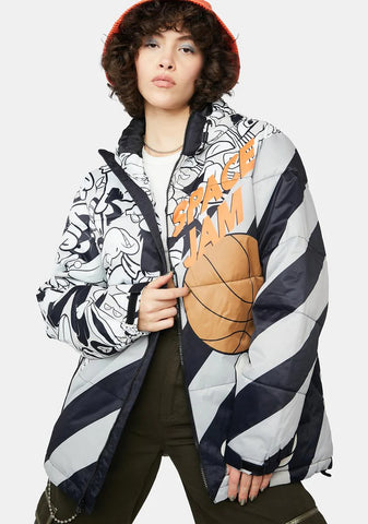 X Space Jam Puffer Jacket