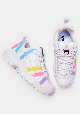 Cotton Candy Disruptor II Stripe Sneakers