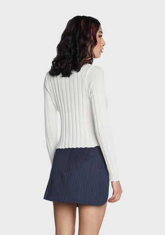 Holy Skatin' The Rules Crop Cardigan