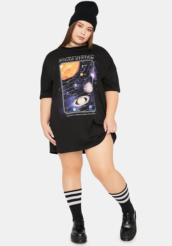 Truly The Longest Night Planets Graphic Tee
