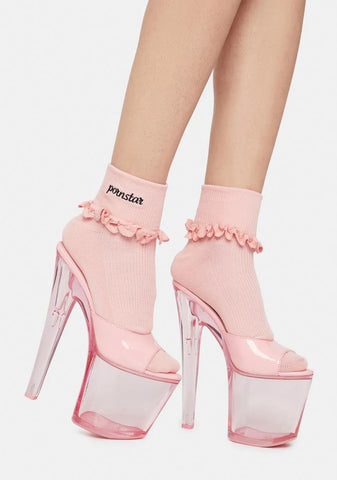 Starring Role Ruffle Socks