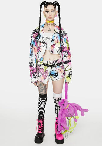 Let's Cause Chaos Moto Jacket