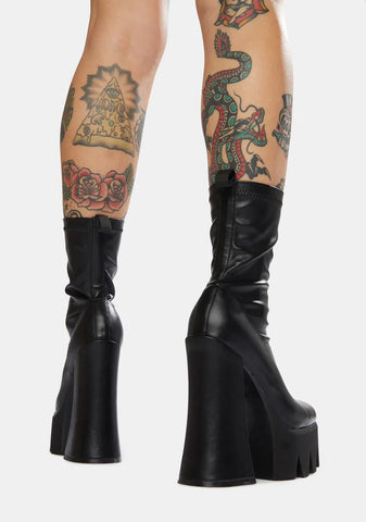 Troublemaker Chunky Platform Boots
